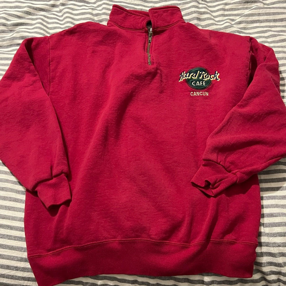 Hard Rock Cafe Red Men's zip up